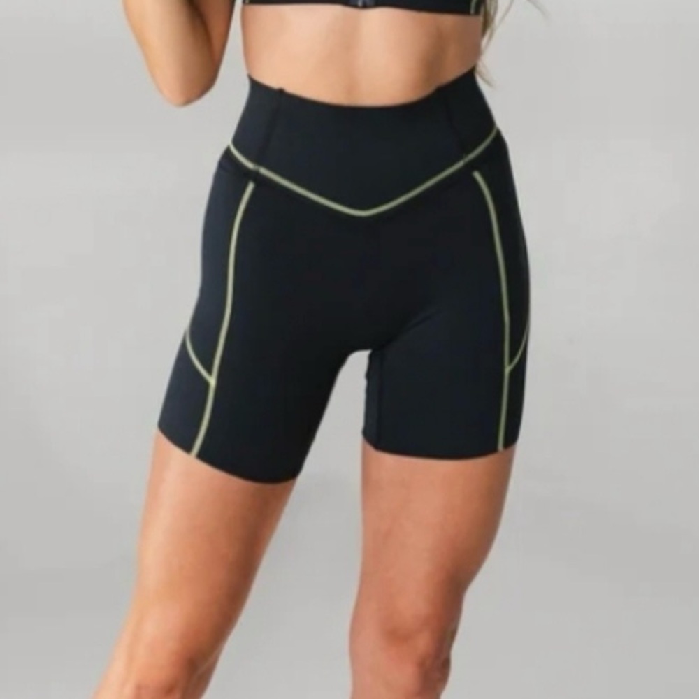 VITALITY Activate Volley Short - Midnight Lime Contrast - black and green